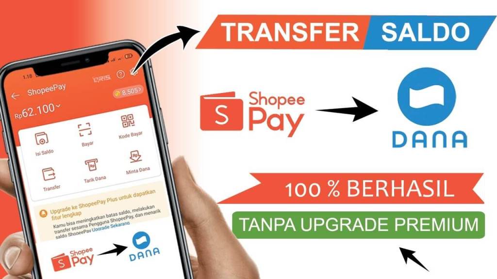 Cara Transfer ShopeePay ke Dana, Gratis Biaya&nbsp;Admin
